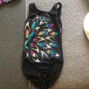 FULL COVERAGE RAINBOW SHINY BODYSUIT RAVE LEOTARD